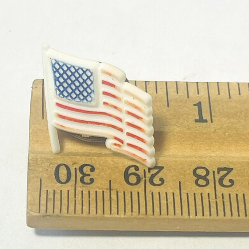 Patriotische USA Anstecknadel Hut Pin Lot Vintage amerikanische Flagge rot weiß blau Konvolut 6 Stck. - Bild 7 von 16