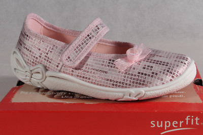Superfit Mädchen Ballerina Slipper Halbschuhe Sneaker rosé NEU!