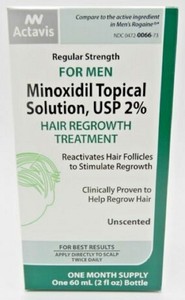 Mens Minoxidil 2% Regular Strength Hair Regrowth Treatment Sloution (304720066736)