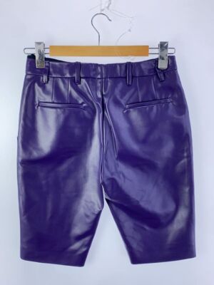 PRADA / UNISEX/ECO LEATHER SHORTS/ショートパンツ/38/PUP/22H389 Used PRADA 22H389 Unisex Eco Leather Shorts in Purple, Size 38 | eBay
