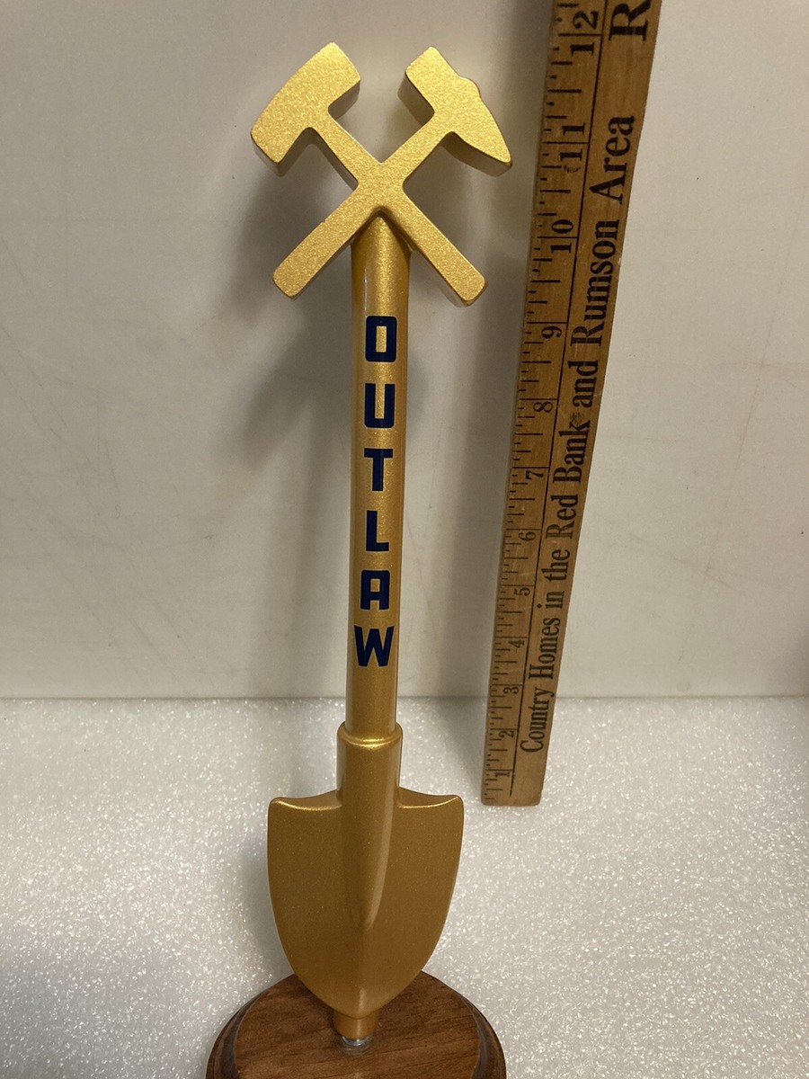 TIVOLI BREWING ROCKY MOUNTAIN OUTLAW GOLD RUSH Draft beer tap