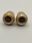 ViNTG Japanese Porcelain Salt/Pepper Shakers Shinzo Glaze Cork Bottomed — photo 9