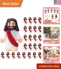 25 Red Jesus Figurines - Fun Party Favors for Easter and Religious Activities