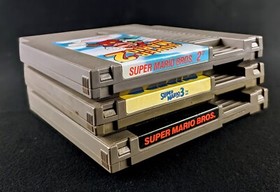 Lot of 3x Super Mario Bros. Games for Nintendo NES CARTRIDGE ONLY TESTED