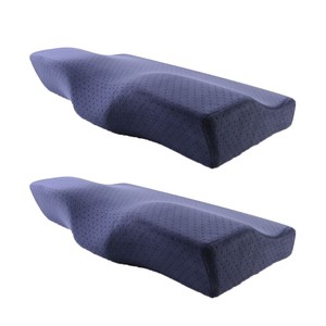 2xStandard Memory Foam Core Pillows 