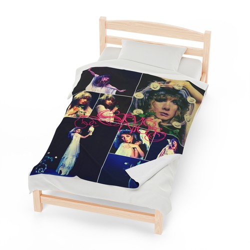 Stevie Nicks Velveteen Plush Blanket, Cozy Throw Blanket, Retro Decor - Picture 12 of 15