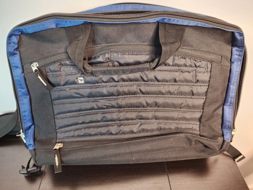 Ogio Corporate City Messenger Bag gepolsterte Hülle schwarz/blau Klassifizierung 03507 - Bild 4 von 6