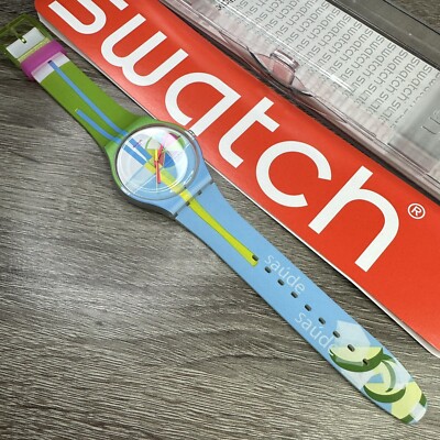 NEW✓LIMITED EDITION✓ Swatch Originals CAIPI Beach 41mm  display picture 1
