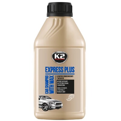 K2 Express Plus 3x 0,5l Autoschampoo mit Wachs Schampoo