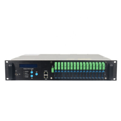 Hot Selling 1550nm Multiports PON EYDFA EDFA Optical Amplifier with WDM 2RU