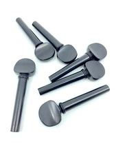 Ebony Flamenco Guitar Friction Pegs (Set of 6)