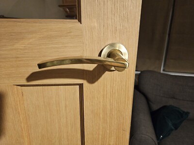 Adria Stanza Gold Türgriff Durchgangsriegel