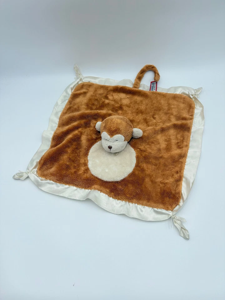 Douglas Monkey Lovey Security Blanket Satin Knot Twists 1341.1 - Image 2 of 4