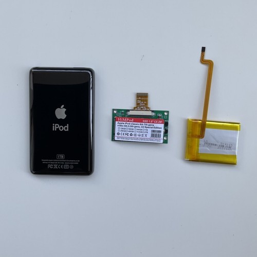 For iPod Classic Video 7th 128GB 256GB 512GB 1TB 2TB SSD Upgrade KIT+Big Battery - Picture 8 of 8