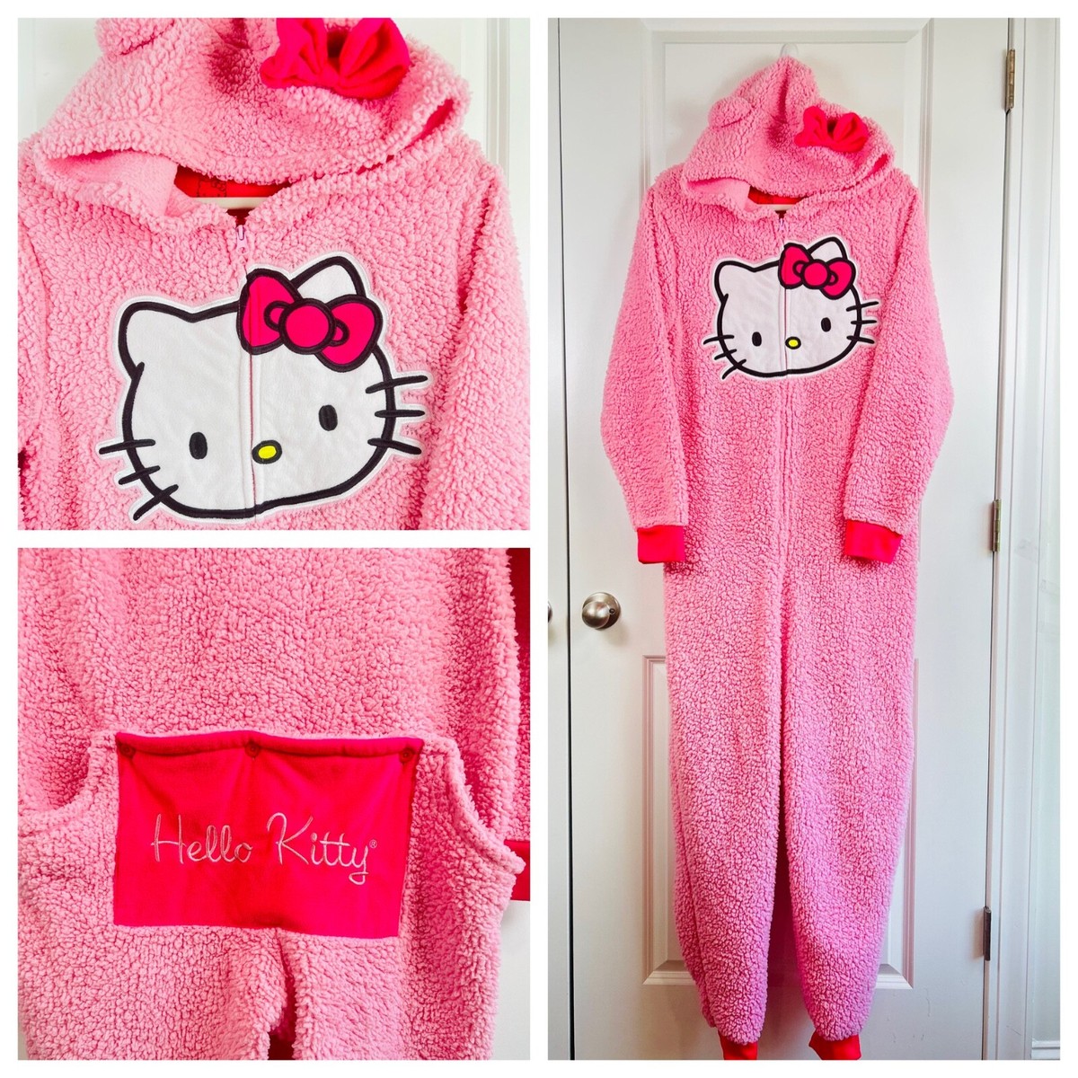 Hello Kitty フリース ルームウェア ハローキティ フリースルームウェア Mサイズ在庫 処分 セール