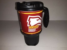 Winthrop Eagles 18 oz Plastic Tumbler with Lid and Handle