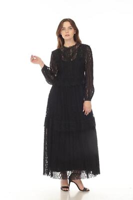 high neck lace maxi dress KYLA LACE MAXI DRESS – AKIRA main image 0