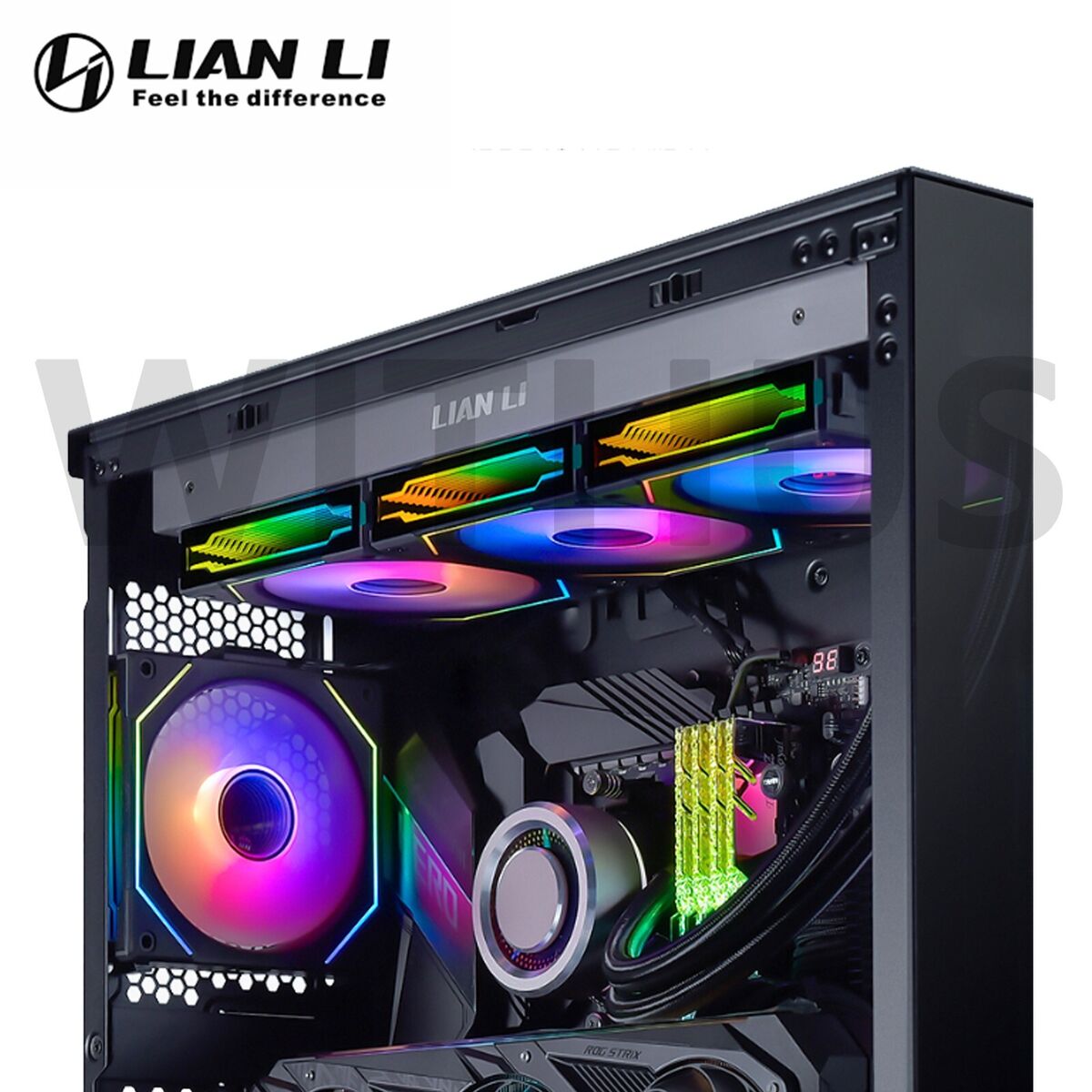 LIAN LI UNI FAN SL-INF 120 RGB 3PACK/Controller Cooler 120mm ARGB Fan -  White