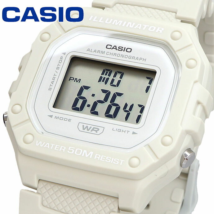 CASIO W-218HC-8AV Watch Cheap Casio Chipkashi Square Unisex