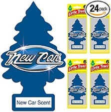 Little Trees New Car Scent Car Air Freshener Hanging Car Freshener Corp Pack 24