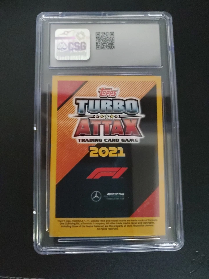Lewis Hamilton 2021 Topps Turbo Attax Formula 1 F1 Racing #247 CSG 9 MINT - Image 2 of 2
