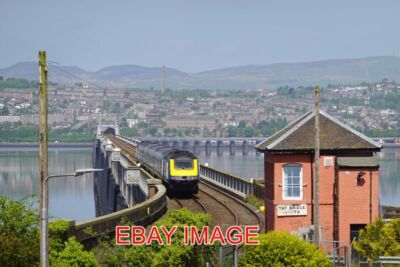 FOTO SCOTRAIL HST 43176 & 43149 PÄSSE TAY BRÜCKE SÜD STELLWERK BEI WORMIT