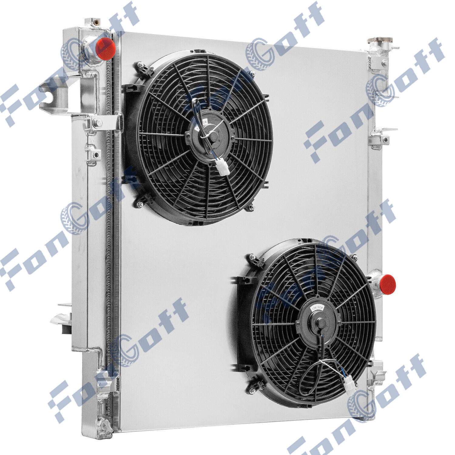 3 Row Radiator&Shroud Fan For 2010-2012 Dodge Ram 2500 3500 4500 6.7L L6 Diesel thumbnail 3