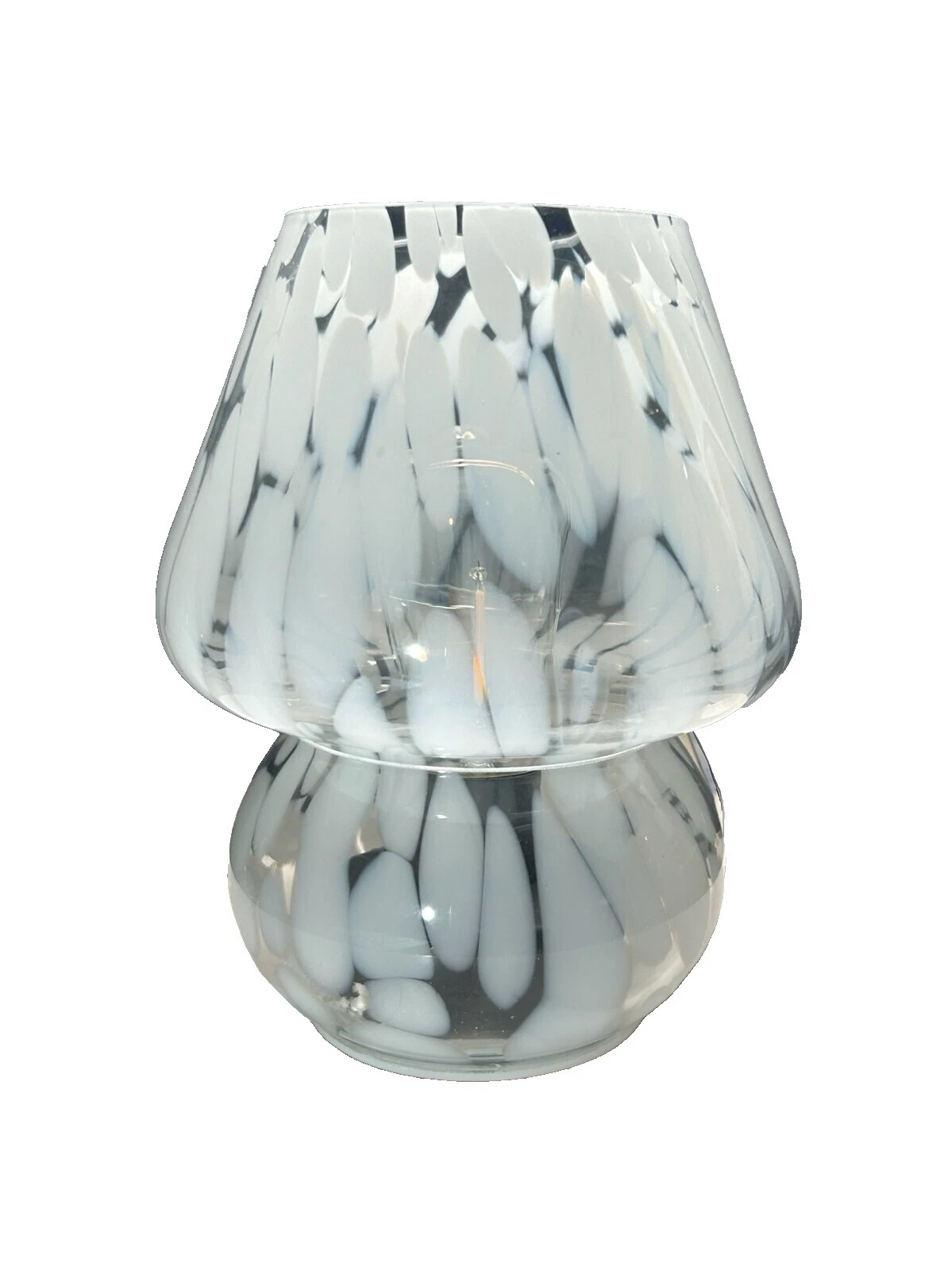 Glass Battery Art Deco Lamps