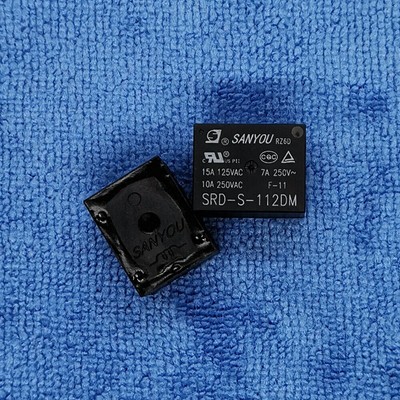 2pcs   SRD-S-112DM 12V   4Pin 10A   Power Relay #A6-9