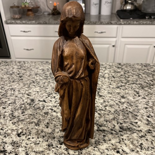 Vintage Religious Sculpture Musee De Louvre France Italy Virgin Mary DAPRES GBEL - 第 1/11 張圖片