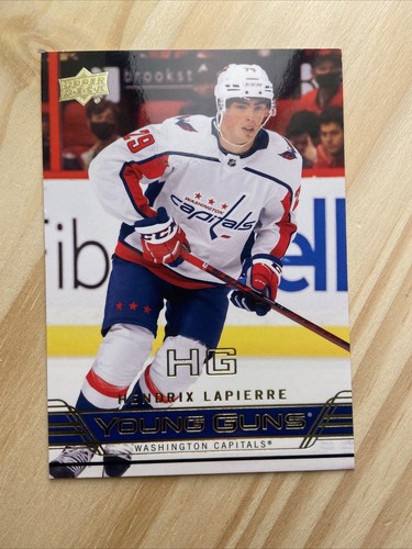 Hendrix Lapierre 2021-22 UD Young Guns High Gloss /100 #T-90 Rookie RC - Picture 3 of 5