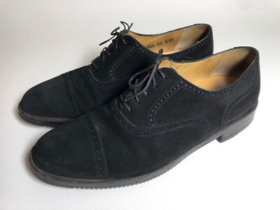 Cole Haan Black Suede Oxfords Cole Haan Men main image 3