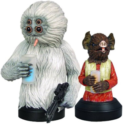 GENTLE GIANT STAR WARS MUFTAK AND KABE BUST 1/6 SCALE MOS EISLEY