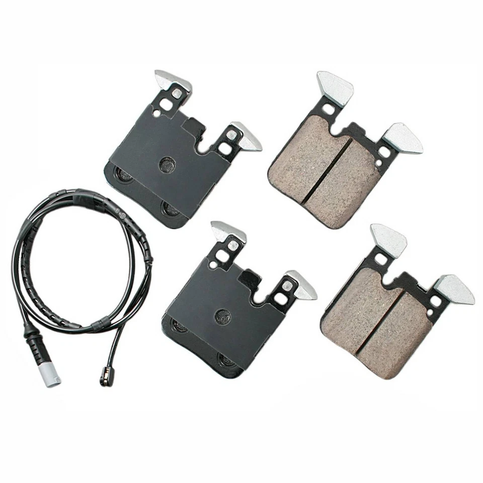 [DELANTERO+TRASERO] Pastillas de freno Akebono Euro cerámica + sensores M2 M3 M4 HECHO EN EE. UU. AK10825 Foto 2 de 3