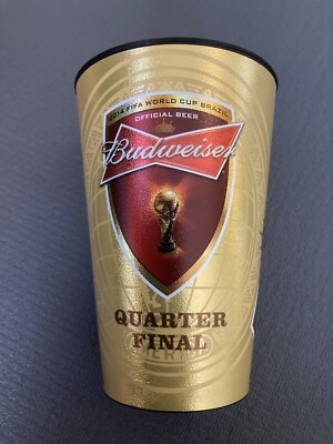 1  Budweiser Stadionbecher Brasilien Fußball WM 2014 Deutschland Quarter Final