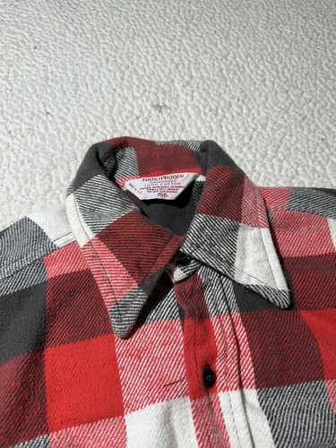 Vintage Frostproof Flannel Men’s Size Medium 1990s Plaid Striped Vintage 90s Grunge - Bild 5 von 11
