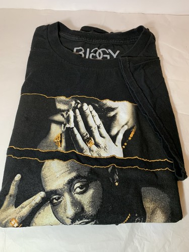 Biggy Thread$ 2XL Men Threads Nineties Black Graphic T-Shirt Short Sleeve  - Picture 5 of 7