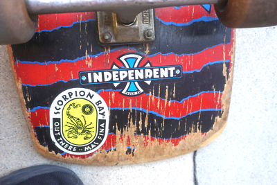 Vintage 1980s Powell Peralta Ripper Skeleton Skateboard w