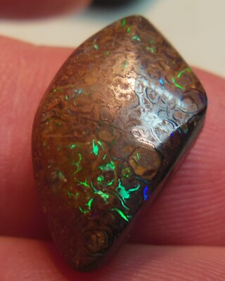 11.60ct Australian Boulder Opal rub, Matrix, see photos