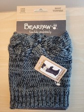 Bearpaw Boot Toppers Black And Grey BRAND NEW