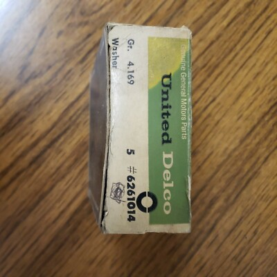 #ad NOS UNITED DELCO 6261014 DIRECT DRUM FRONT THRUST WASHERS 2 $10.00