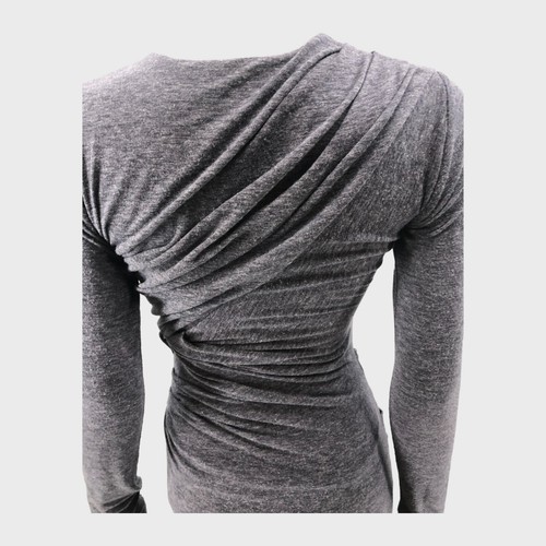 Grey Alexander Wang Ruched Jersey Dress - Picture 5 of 5