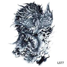 Large Totem Temporary Tattoos Arm Leg Body Waterproof 3D Art Tattoo Sticker 577