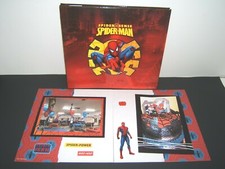 Spiderman Scrapbook Album 8 1/2 by 8 1/2, ready for 4 by 6 photos, premade