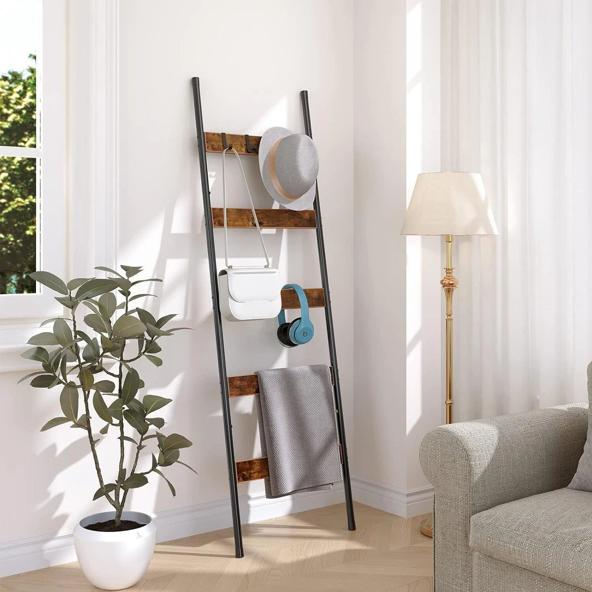 Shelf that leans against the wall deals