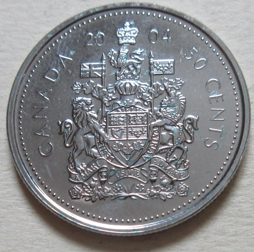 2004 Canada 50 Cents — photo from the most recent tracked eBay sale