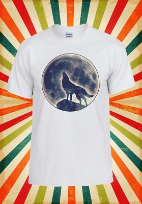 Dark Shadows Wolf Moon Rising lustig Männer Frauen Trägershirt Tank Top Unisex T-Shirt 2110