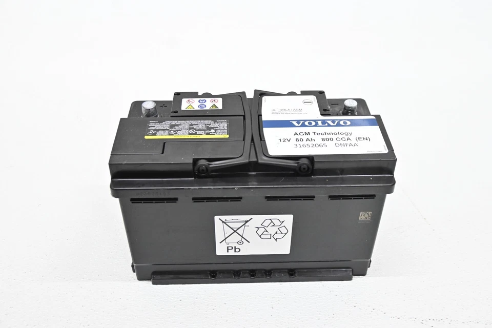 ⭐ Unidad de batería 16-25 Volvo Xc60 12V 80Ah 800 CCA fabricante original Foto 3 de 4