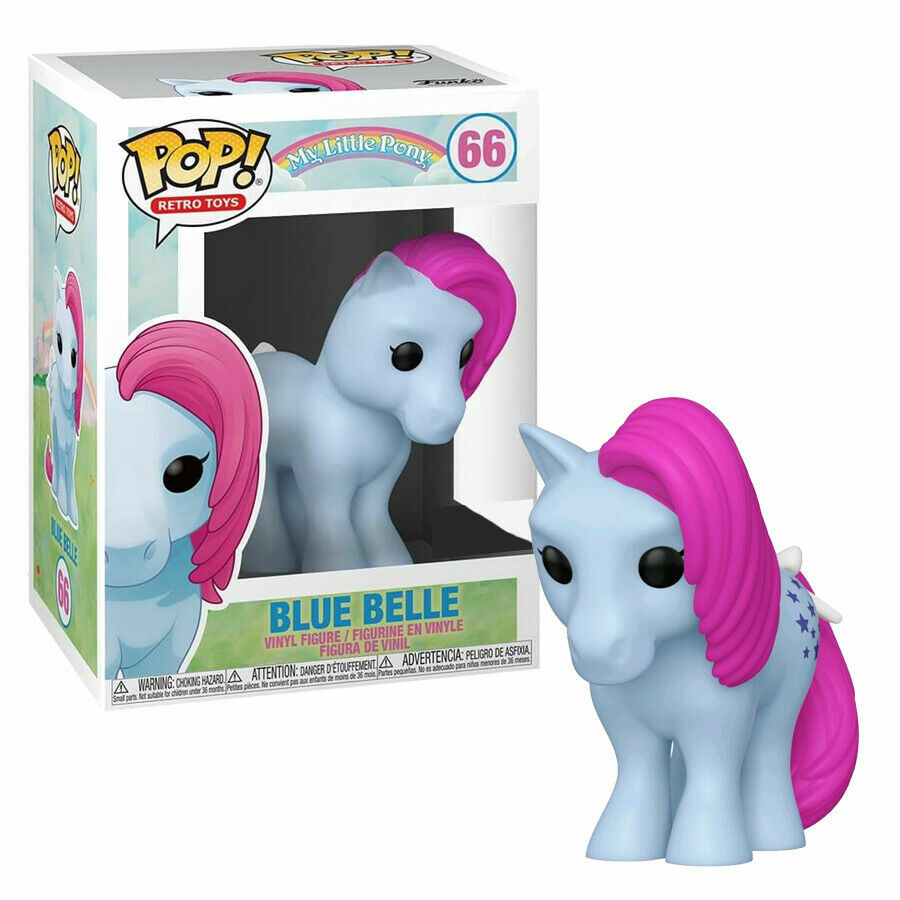 FUNKO RETRO TOYS : MY LITTLE PONY BLUE BELLE 3.75"" POP VINYL FIGURE 66 NEW