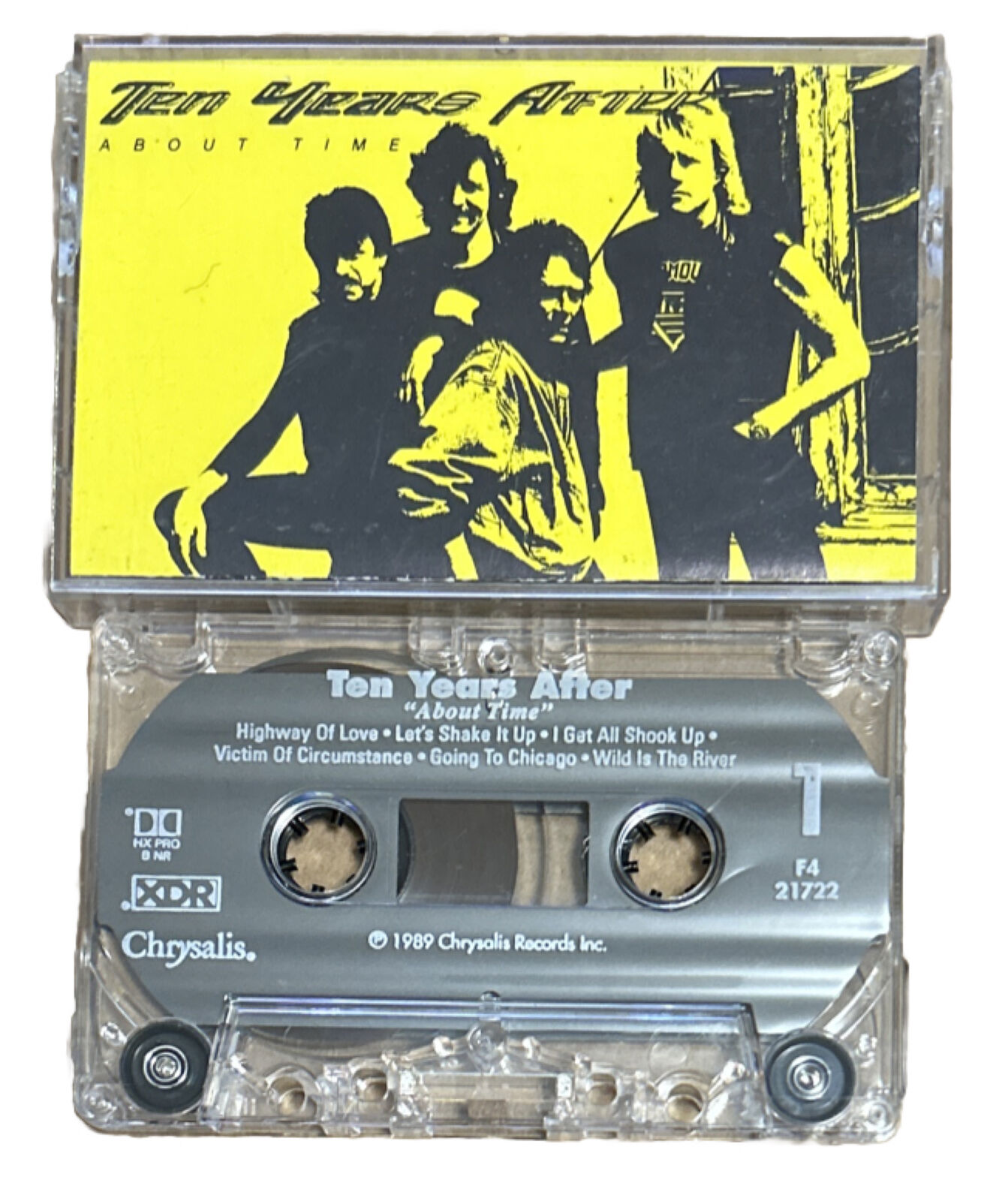 TEN YEARS AFTER - About Time - 1989 Cassette Tape